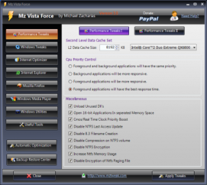 Mz Vista Force 3.1.0 - náhled