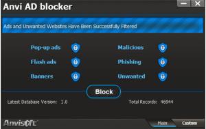 Anvi Ad Blocker 1.2 - náhled