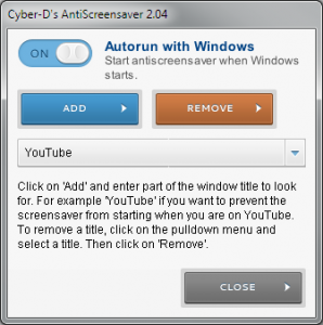Cyber-D's AntiScreensaver 2.04 - náhled