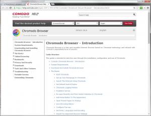 Comodo Chromium Secure 36.1.1.3 - náhled