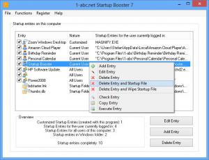1-abc.net Startup Booster 7.00 - náhled