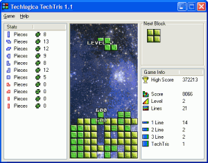 Techlogica TechTris 1.2 - náhled