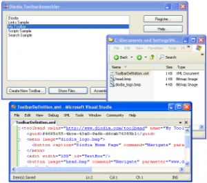 Diodia ToolbarAssembler 1.2 - náhled