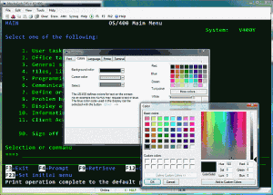 Mocha TN5250 9.4 - náhled
