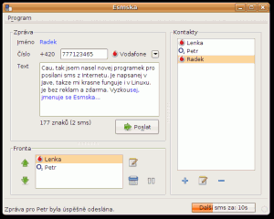 Esmska Portable 1.8 - náhled