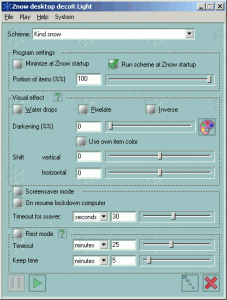 Znow Desktop Decoration 1.1.1 - náhled