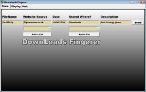 DownLoads Fingerer 1.0 - náhled