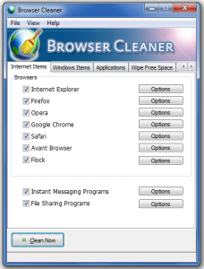 Browser Cleaner 1.2 - náhled