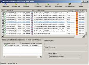 Bad CD/DVD Recovery 4.4 - náhled