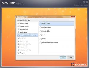 Modiac DVD Ripper 1.7.0.4134 - náhled