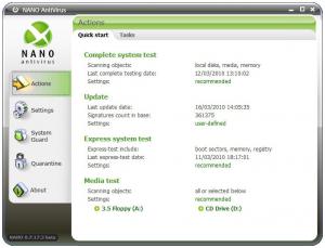 NANO AntiVirus 0.28.2.61942 - náhled