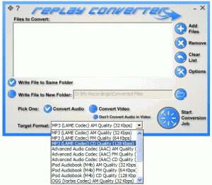Replay Converter 2025.7.24.31 - náhled