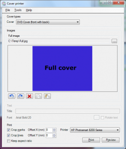 Cover Printer 1.4.0.1 - náhled