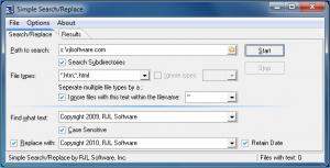 Simple Search-Replace 1.07 - náhled