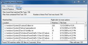 Simple Search-Replace 1.07 - náhled