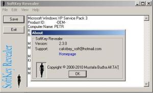 SoftKey Revealer 2.8.0 - náhled