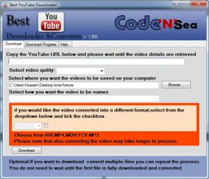 Fast Youtube Downloader 1.002 - náhled