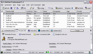 X-NetStat Standard 5.6 - náhled