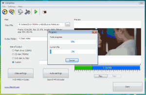 VidSplitter 2.0 - náhled