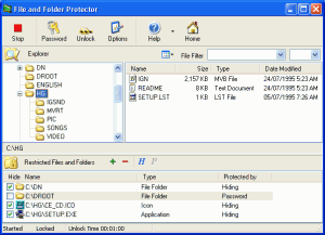 File & Folder Protector 3.4 - náhled
