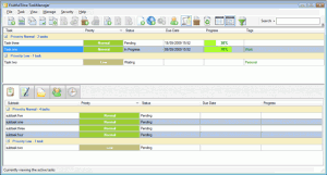FruitfulTime TaskManager 2.5.1 - náhled