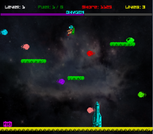 Jetpac remake 1.15 - náhled