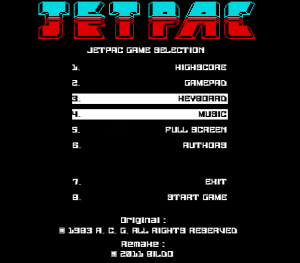Jetpac remake 1.15 - náhled