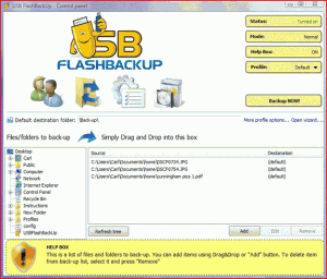 USB Flash Backup 2.1.5.16 - náhled