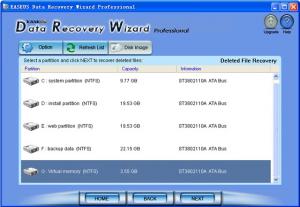 Data Recovery Wizard Professional 4.3.6 - náhled