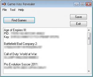 Game Key Revealer 1.4.6 - náhled