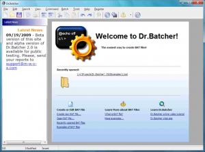Dr.Batcher 2.1.5 - náhled