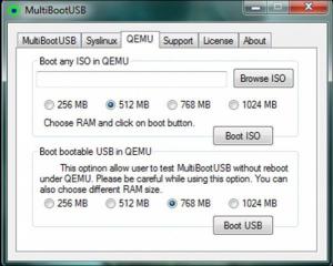 MultiBoot USB 8.7.0 - náhled