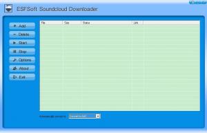 ESFSoft Soundcloud Downloader 1.0 - náhled