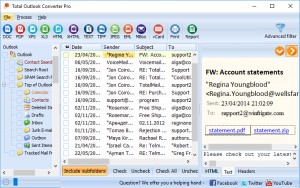 Total Outlook Converter Pro - náhled