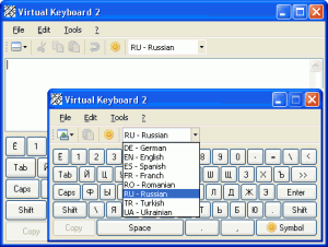 Virtual Keyboard 3.15 - náhled