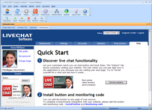 Livechat Contact Center 5.7.1.17 - náhled