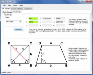Mathelper.NET 0.2 beta - náhled