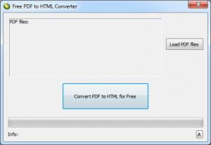 Free PDF to HTML Converter 3.00 - náhled