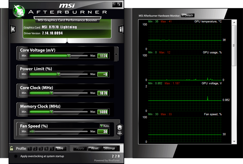 msi afterburner kombustor