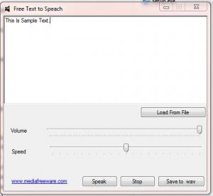 Free Text to Speech 1.0 - náhled