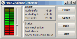 Pira CZ Silence Detector 1.0a - náhled