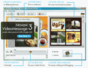 Movavi VideoMessage 3.0 - náhled