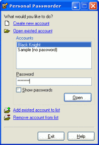 Personal Passworder 3.9.8 - náhled