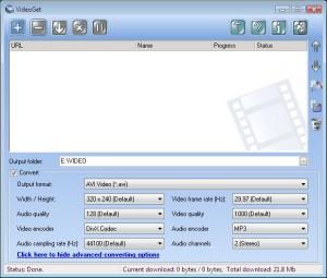 VideoGet 4.0.2.56 - náhled