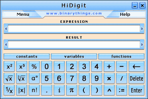 HiDigit 1.1 - náhled