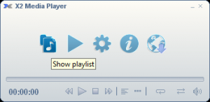 X2 Media Player 1.5.5.14 - náhled