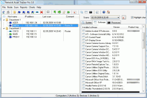 Network Asset Tracker Pro 3.8 - náhled