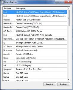 Driver Backup 1.0.0.1 - náhled