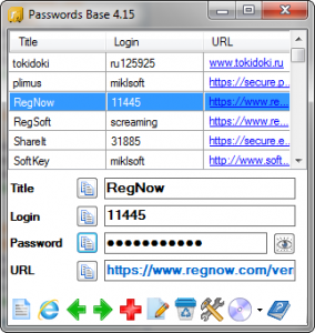 Passwords Base 4.25 - náhled