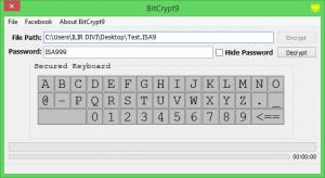 BitCrypt9 1.2 - náhled